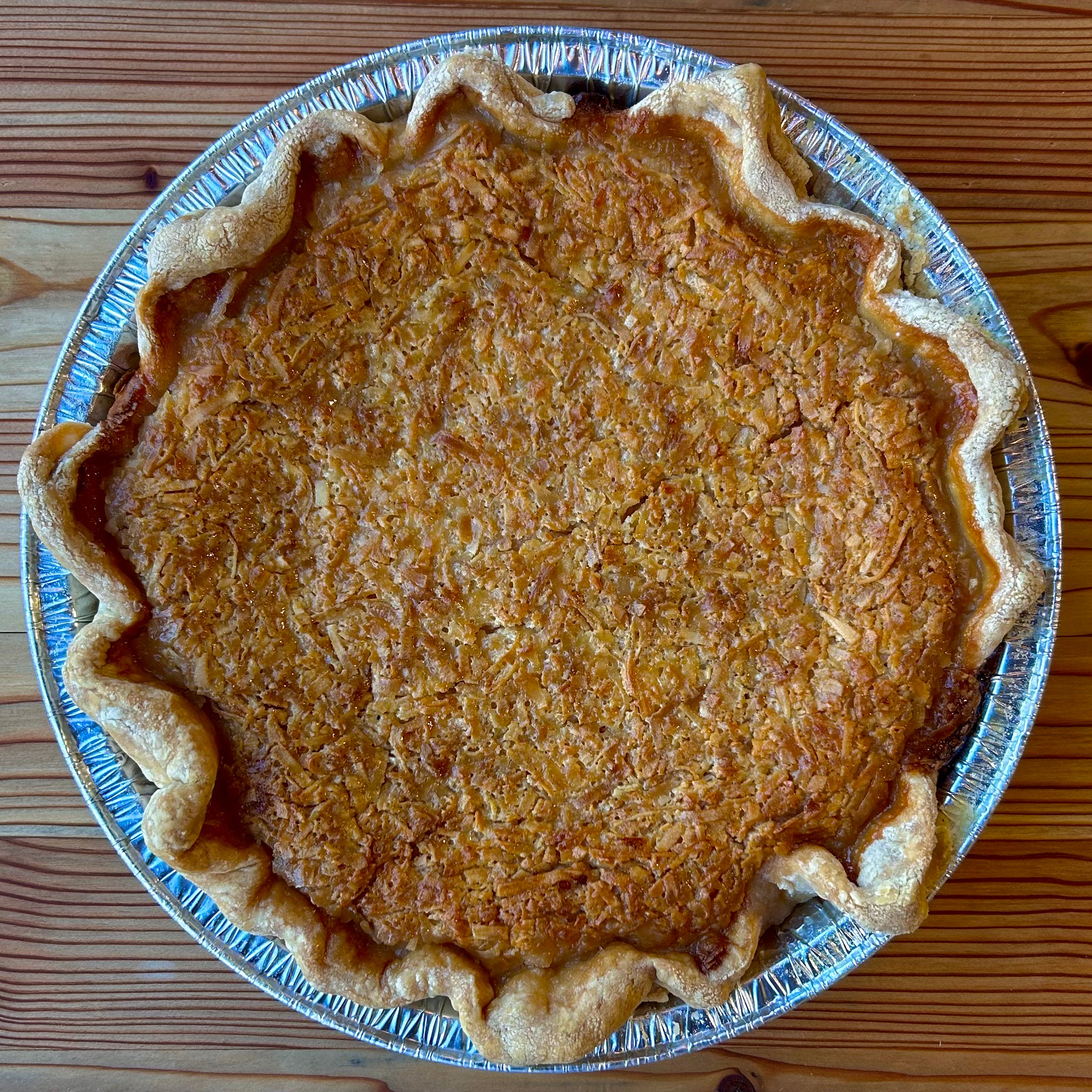 9" Coconut Custard Pie