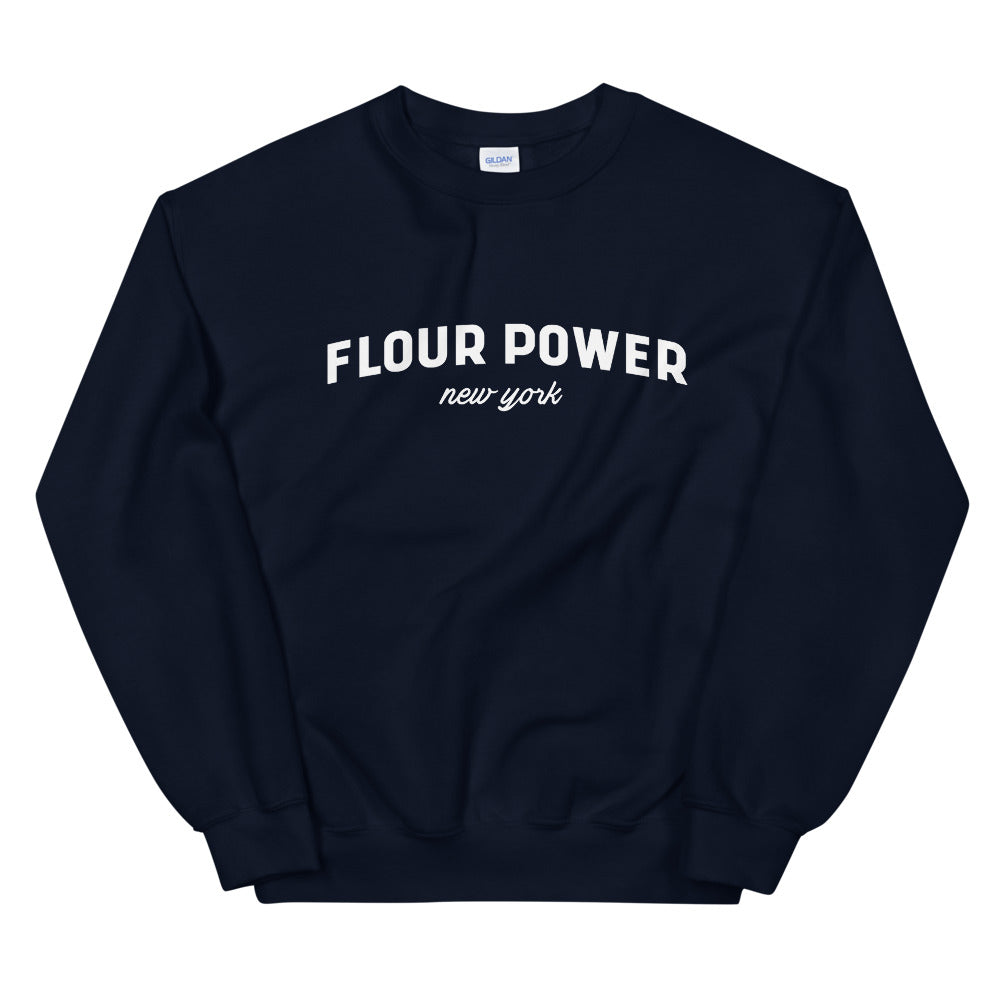 Flour Power Crew Neck - Pink or Navy